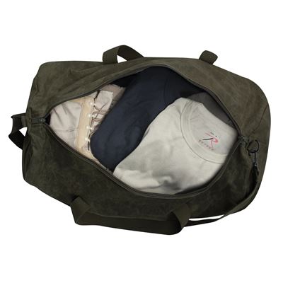 Borsa a tracolla WAXED DUFFLE BAG 24" VERDE ROTHCO 2417OD 4