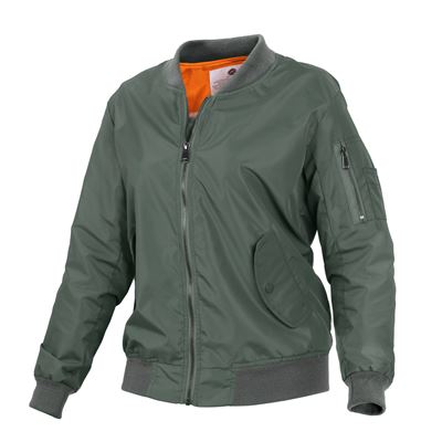 Giacca bomber da donna MA1 FLIGHT SAGE VERDE