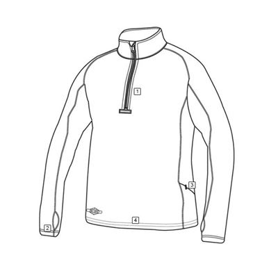 Maglia 24-7 GRID FLEECE maniche lunghe NERO TRU-SPEC 24-7 2426000 3