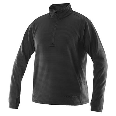 Maglia 24-7 GRID FLEECE maniche lunghe NERO