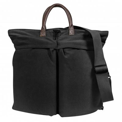 Borsa a tracolla VINTAGE per casco NERA