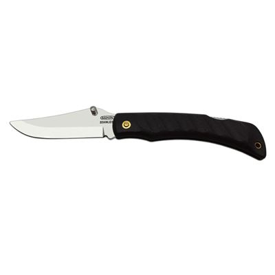 Coltello NH-1/C SPORT-COCODRILLO pieghevole con sicura INOX impugnatura PLASTICA NERA