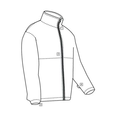 Felpa POLAR FLEECE NERA TRU-SPEC 24340 3