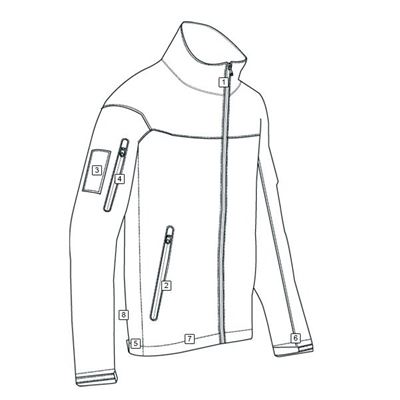 Giacca TACTICAL SOFTSHELL 24-7 NERA TRU-SPEC 24-7 24540 2