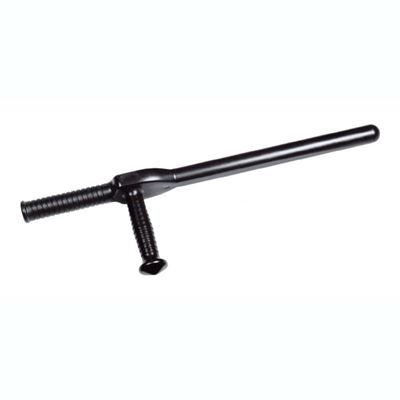 Tonfa della polizia squadrata AFG senza gancio NERO