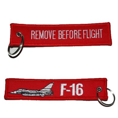 Portachiavi REMOVE BEFORE FLIGHT / F-16