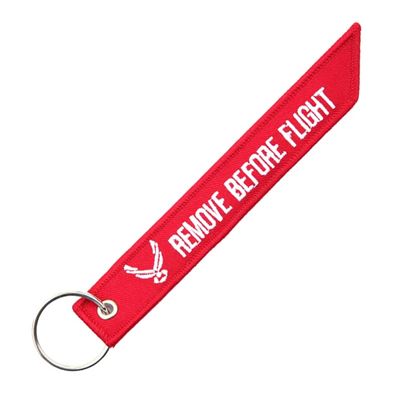 Portachiavi REMOVE BEFORE FLIGHT stile bomber