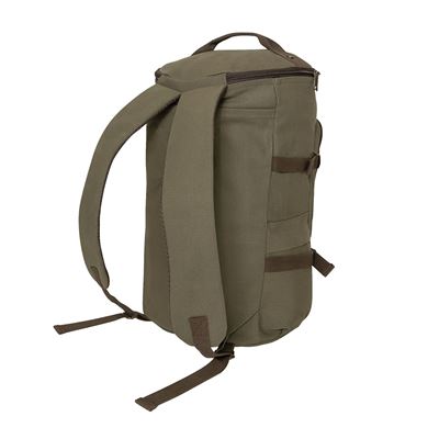 Borsa/zaino/sacca CONVERTIBLE 19" in tela VERDE/MARRONE ROTHCO 2515 4