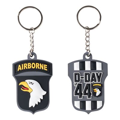 Portachiavi 101st AIRBORNE D-DAY 3D PVC colorato