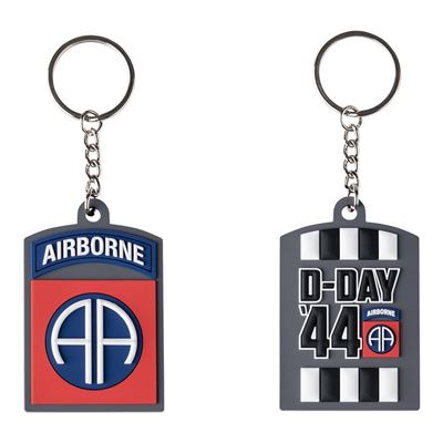 Portachiavi 82nd AIRBORNE D-DAY 3D PVC
