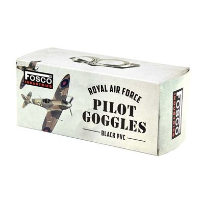 Occhiali tipo RAF aeronautici NERI FOSCO 255010 2