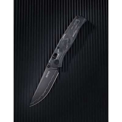 Coltello pieghevole SHRED lama liscia NERO ostatní 255L-FB2 2