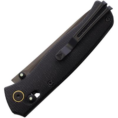 Coltello pieghevole MEDAL lama liscia NERO  255L-MB2 3