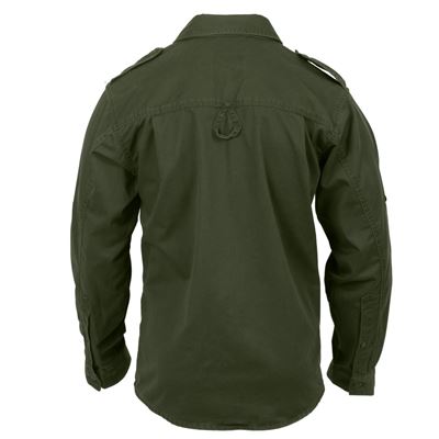 Camicia VINTAGE FATIGUE VERDE ROTHCO 2568 2