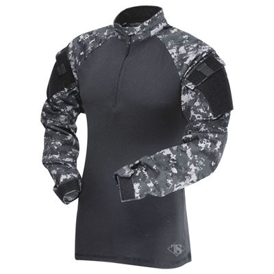 Camicia tattica COMBAT TRU 1/4 ZIP URBAN DIGITAL/NERO