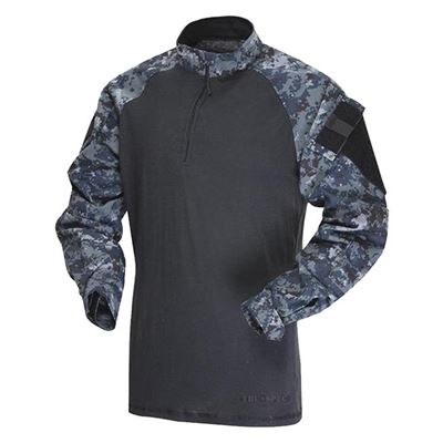 Camicia tattica COMBAT TRU 1/4 ZIP MIDNIGHT DIGITAL