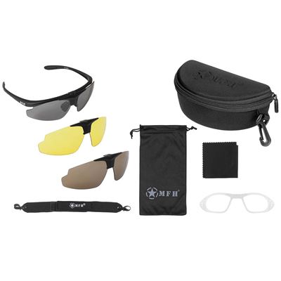 Occhiali HAWK 3 lenti, custodia e inserti diottrici inclusi