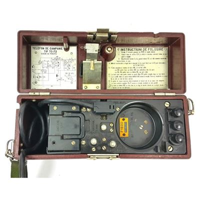 Telefono RUMENO TC-72 F-1600 usato Esercito rumeno 9259278N 4