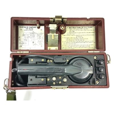 Telefono RUMENO TC-72 F-1600 usato Esercito rumeno 9259278N 5