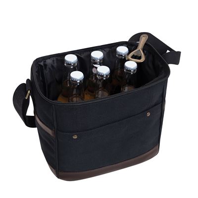 Borsa COOLER refrigerante in tela per bottiglie NERA ROTHCO 2609 3