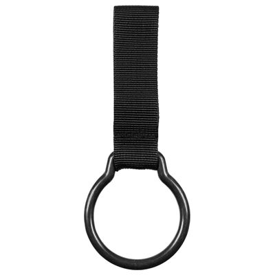 Supporto per torcia con anello Nylon NERO
