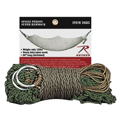 Rete amaca SUPER HAMMOCK VERDE ROTHCO 2685 2