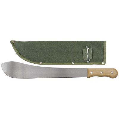Machete BOLO con fodero in tela 50,5 cm ARGENTO