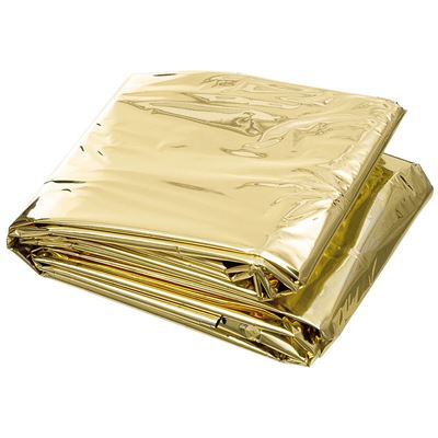 Pellicola di salvataggio Alu 213x132 cm ORO / ARGENTO