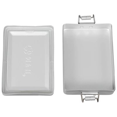 Scatola/contenitore in alluminio impermeabile ARGENTO MFH 27143 2