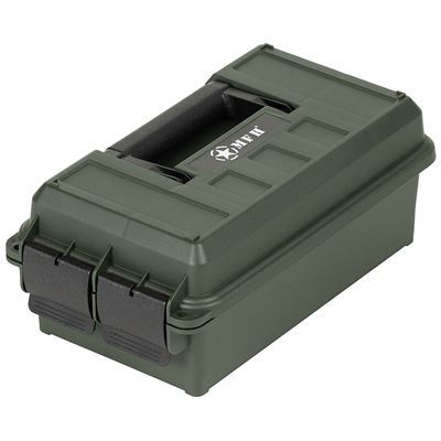 Cassa per munizioni AMMO BOX in plastica, più piccola, VERDE