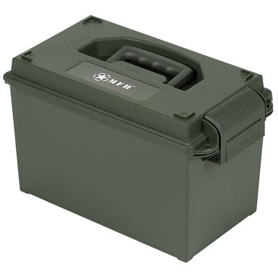 Cassa per munizioni AMMO BOX in plastica media VERDE