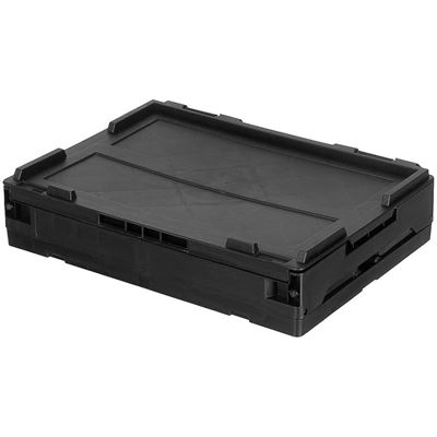 Cassa pieghevole 20 L in plastica NERA MFH 27159A 2