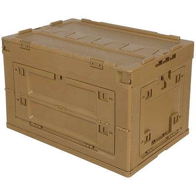 Cassa pieghevole 60 L in plastica COYOTE