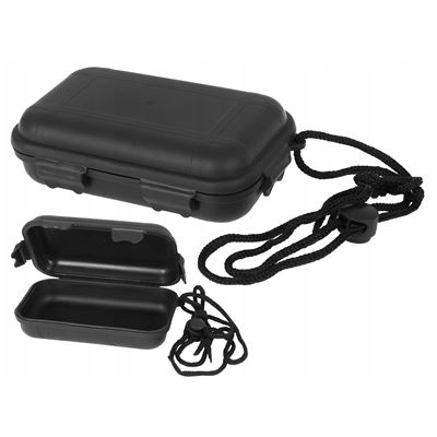 Scatola impermeabile con cordino 13,5x8x3,7 cm