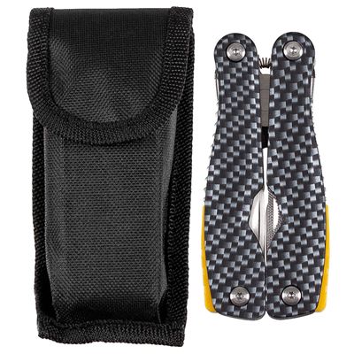 Pinze multifunzionali CARBON Grip con custodia NERE FOX Outdoor 27181 2