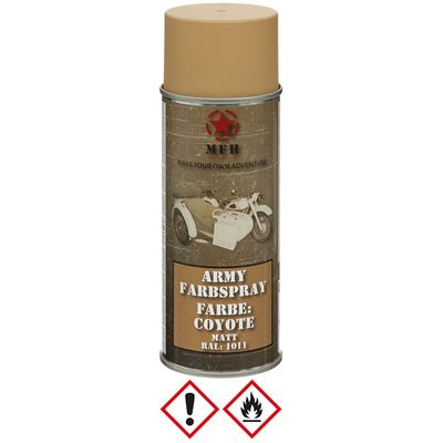 Vernice spray ARMY 400 ml COYOTE MATT