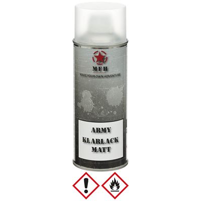 Vernice spray ARMY 400 ml VERNICE TRASPARENTE OPACA