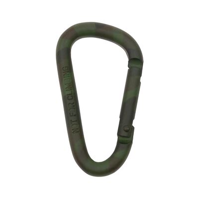 Moschettone D 6 mm x 6 cm CAMO