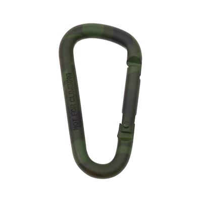 Moschettone D 7 mm x 7 cm CAMO