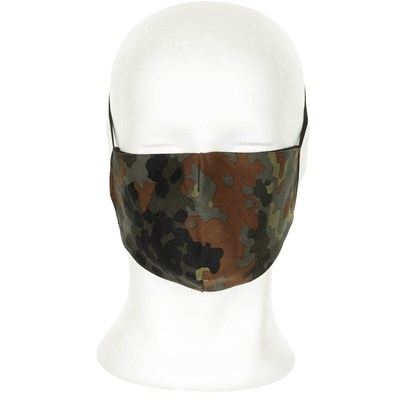 Mascherina per coprire bocca e naso mimetica FLECKTARN MFH 27660V 2