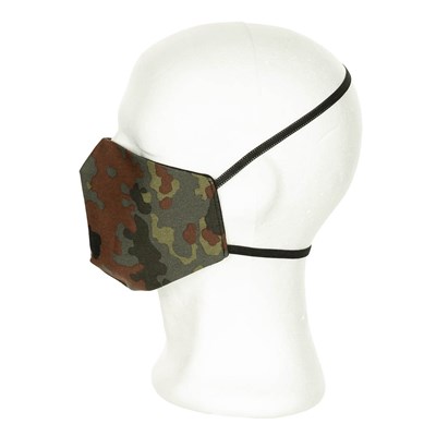 Mascherina per coprire bocca e naso mimetica FLECKTARN
