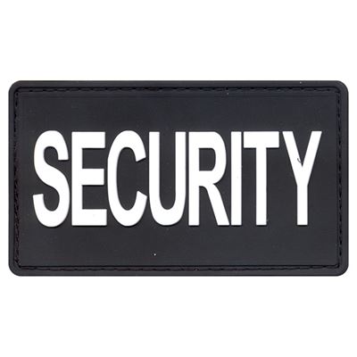 Patch SECURITY velcro plastica