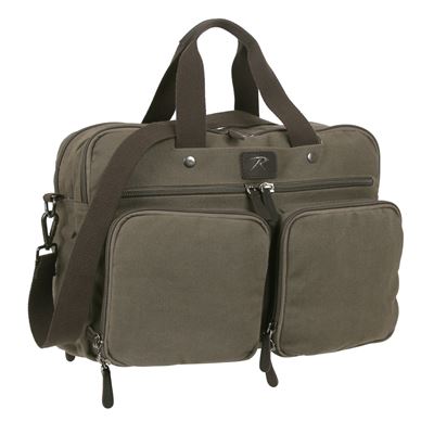Borsa/zaino multiuso in tela BRIEFCASE VERDE ROTHCO 2783 2