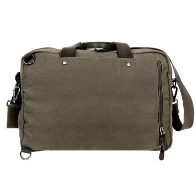 Borsa/zaino multiuso in tela BRIEFCASE VERDE ROTHCO 2783 3