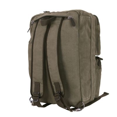 Borsa/zaino multiuso in tela BRIEFCASE VERDE ROTHCO 2783 4
