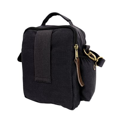 Borsa a tracolla piccola da viaggio NERA/MARRONE ROTHCO 2836 2