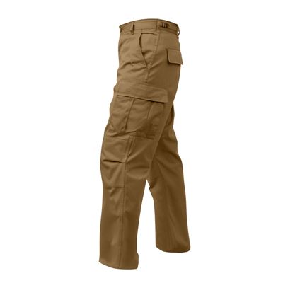 Pantaloni BDU RELAXED ZIPPER FLY COYOTE BROWN ROTHCO 2904 3