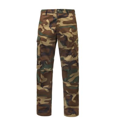 Pantaloni BDU RELAXED ZIPPER FLY WOODLAND