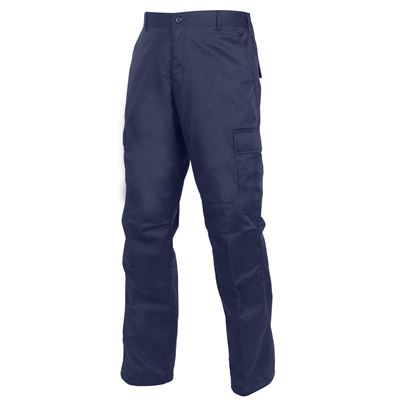 Pantaloni BDU RELAXED ZIPPER FLY BLU