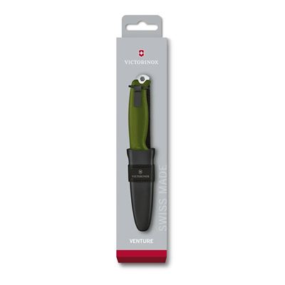 Coltello con lama fissa VENTURE VERDE VICTORINOX 3.0902.4 4